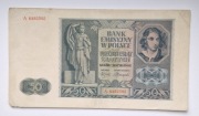 Banknot 50 zł. 1941r.
