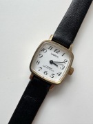 Zegarek Damski CZAJKA (17 kamieni) – Klasyk z PRL/ZSRR – Pozłacany