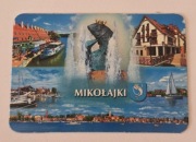 Magnes na lodówkę Mikołajki Mazury Giżycko Pisz Węgorzewo (2K).