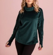 Bluza elastyczna aksamit