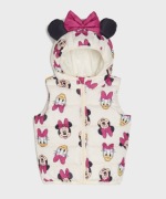 Nowa kamizelka bezrękawnik z kapturem Myszka Minnie kokardka 98 cm