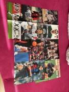 Plakaty sportowe dwustronne 28x42 pakiet A7