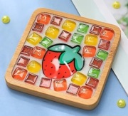 Zestaw do samodzielnego wykonywania podkładek ze szkła mozaika