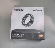 Niceboy ONE Ultra – smartring NFC, rozmiar 11, czarny | NOWY, nieotwarty