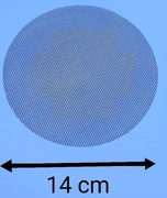 Siatka drenażowa do doniczek 14 cm. 10 szt. 