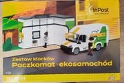 Zestaw klocków Paczkomat + samochód Inpost Cobi