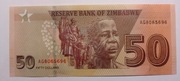Zimbabwe 50 Dollars 2020  UNC