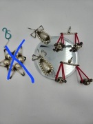 bombki prl stare total mix super zestaw 4 sztuki