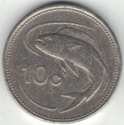Malta 10 centów cents 1986 22 mm nr 1