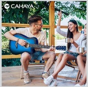 CAHAYA Gitara  z drewna lipowego, dla początkujących, dzieci i dorosłych,