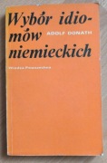 Wybór idiomów niemieckich Adolf Donath