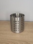 Ikea Ordning kultowy ociekacz na sztućce 12x13,5 cm pojemnik nierdzewny