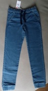 * Spodnie jeansy jogger niebieskie dla chłopca * rozm 140 cm * Nowe