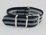 Pasek NATO do zegarka 20mm nylonowy zulu Bond