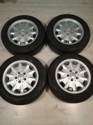 Mercedes W124 E klasa felgi aluminiowe opony komplet