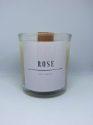 świeca sojowa o zapachu róży/rose