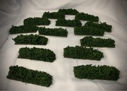 Żywopłot makieta teren do gry bitewnej lotrsbg bolt action warhammer