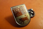 Turek Powiat Herb pins przypinka