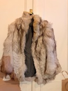 Vintage futro z lisa, naturalne, unikatowe, robione na zamówienie S/M