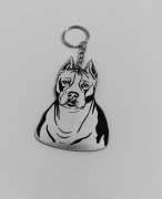 Breloczek do kluczy bulterier, pitbull, amstaff