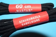 Sznurówki ,sznurowadła ,bawełniane ,dwie pary w kolorze czarnym- 60 -100 cm