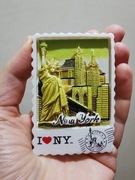 Zagraniczny magnes na lodówkę USA NEW YORK Nowy Jork znaczek
