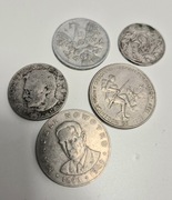 Stare polskie monety PRL różne rodzaje 
