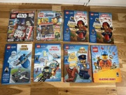 Zestaw czasopism i książeczek z łamigłówkami LEGO