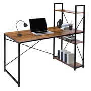 Biurko loftowe z półkami industrialne Trosa rustic Nowość