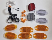 Zestaw odblasków rowerowych 10 szt