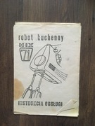 instrukcja obsługi robota kuchennego PREDOM MIX71