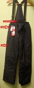 Spodnie narciarskie 164cm czarne Cubus