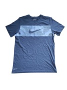 T-shirt Nike Dri-Fit | jak nowy | granatowy z wzorem moro camo block | M