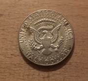 Amerykański srebrny Half dollar 1969 rok mennica  Denver 