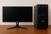 Zestaw komputer + monitor do gier i pracy