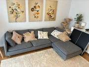 Sofa 4 osobowa z szezlongiem IKEA SÖDERHAMN