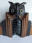 Sowa Dekoracyjne nadproże drewniane