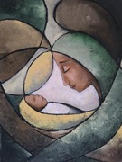 Obraz Madonna z Dzieciątkiem Jezus prezent Karolina Klemba