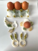 Wielkanocny zestaw podstawek pod jajka 