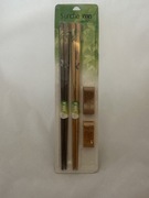 Pałeczki do sushi i podstawki, dla 2 osób,bambus,wielorazowe,Chiny, ozdobne