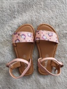 Nowe różowe eleganckie buty sandały w jednorożce jednorożec 27