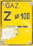 Bryła Krzysztof: tabliczka - gaz; hiperrealistyczna praca super okazja