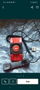 Stary telefon stacjonarny RWT czerwony