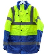 KURTKA ROBOCZA ODBLASKOWA OCIEPLANA ROZ . XXL