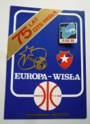 GTS WISŁA KRAKÓW - 75 lat - MECZ EUROPA - WISŁA - KOSZYKÓWKA MĘŻCZYZN 1981