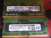 1x RAM Samsung 8GB DDR4 3200MHz , 1x RAM Micron DDR4 8 GB 3200 MHz