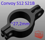 Uchwyt latarki Convoy S12 S21B 27.4 27.2 na kask mocowanie gopro 