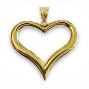 Złota Zawieszka Serce 585