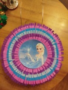 Piniata frozen  elsa kraina lodu kolorowa 