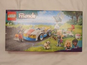 LEGO 42609 Friends - Samochód elektryczny i stacja ładująca